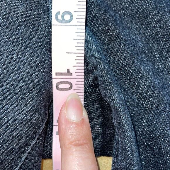 JeANS‎ Men’s  Patch Studded Plein Faded Skinny Distressed Jeans Black Size 30 - Picture 9 of 10